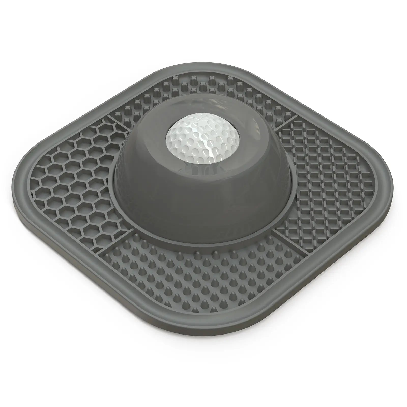 PLOSIF Slow Feeder Dog Bowl with Anti-Slip Ball-In Design for Liquid Treats - 3/4 Cup Capacity for Bone Broth and Yogurt, Ideal for Small to Large Breeds, Supports Dietary Supplement and Post-Operative Nutrition