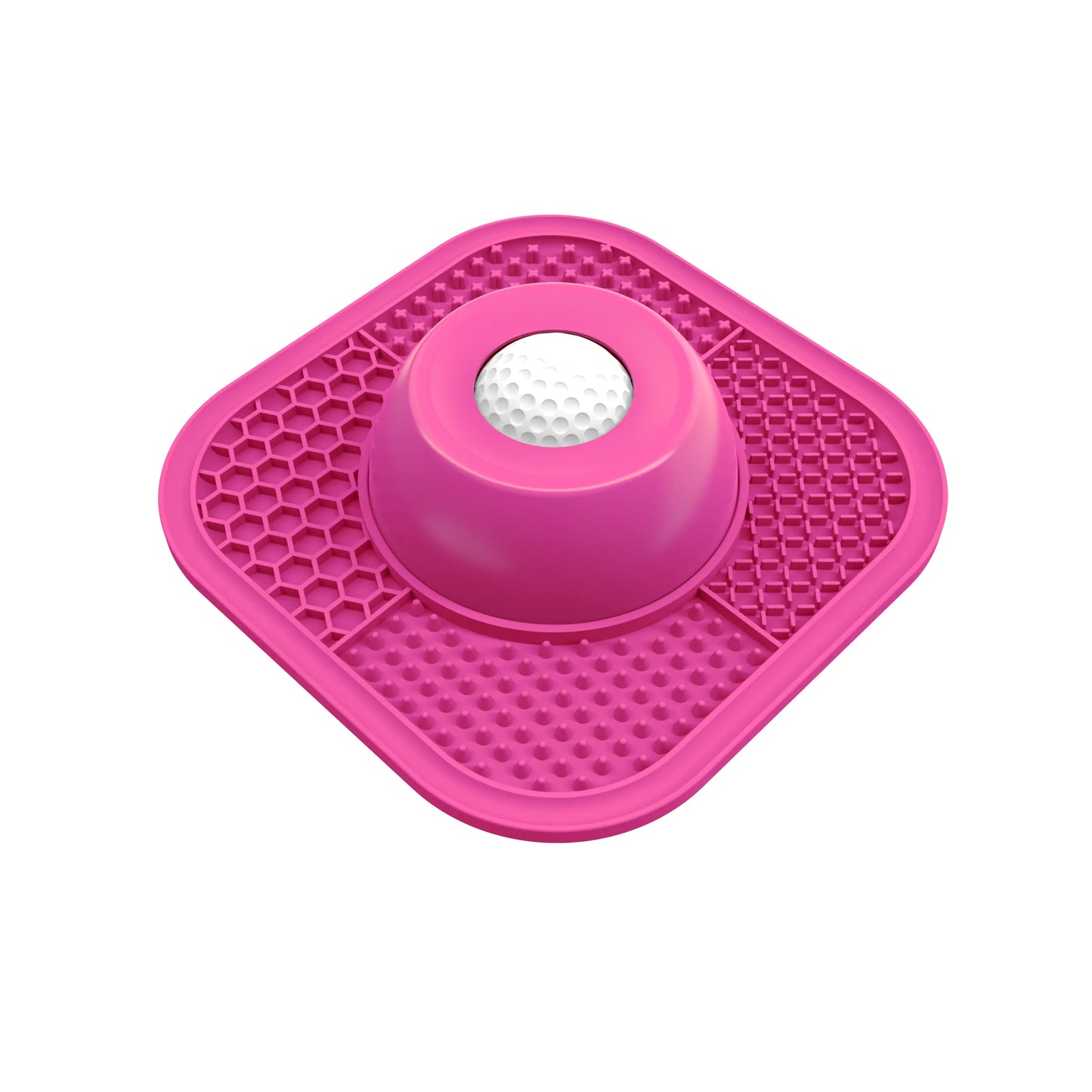 PLOSIF Slow Feeder Dog Bowl with Anti-Slip Ball-In Design for Liquid Treats - 3/4 Cup Capacity for Bone Broth and Yogurt, Ideal for Small to Large Breeds, Supports Dietary Supplement and Post-Operative Nutrition