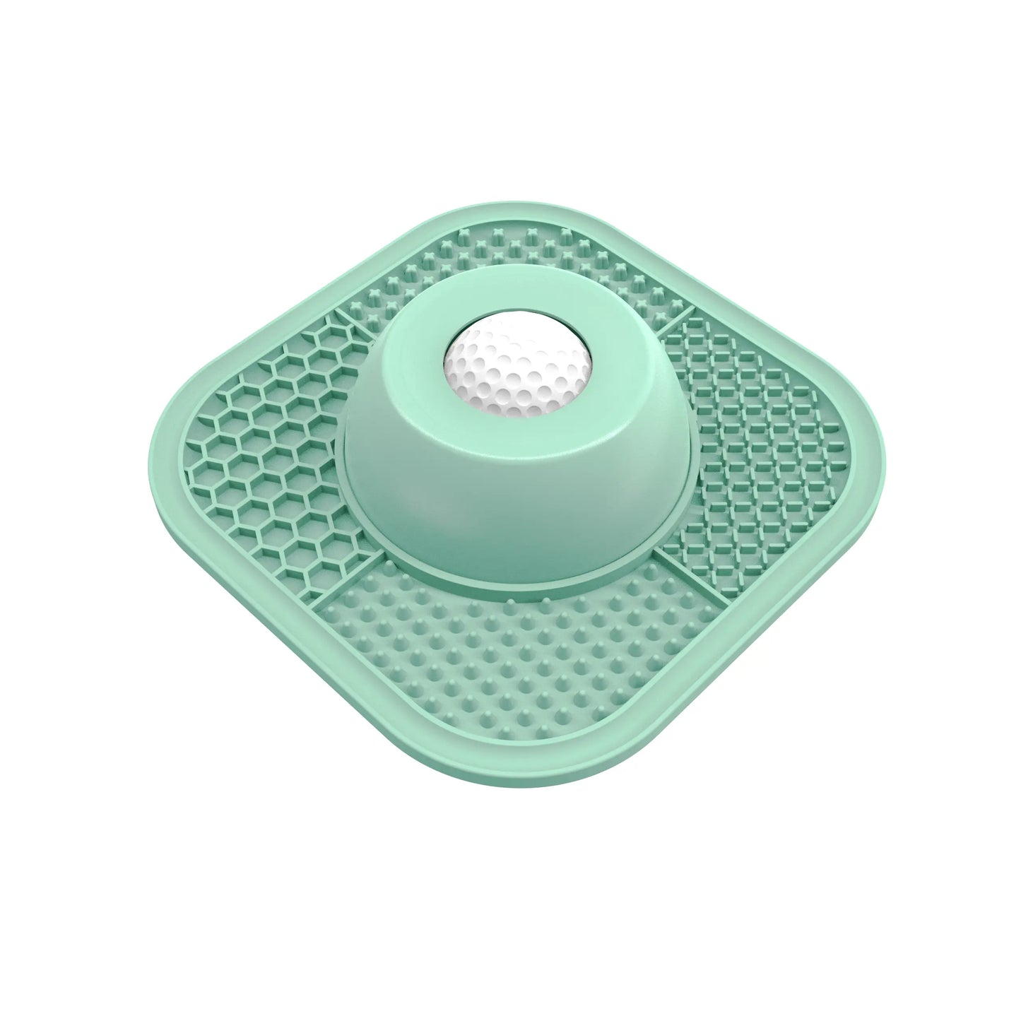 PLOSIF Slow Feeder Dog Bowl with Anti-Slip Ball-In Design for Liquid Treats - 3/4 Cup Capacity for Bone Broth and Yogurt, Ideal for Small to Large Breeds, Supports Dietary Supplement and Post-Operative Nutrition