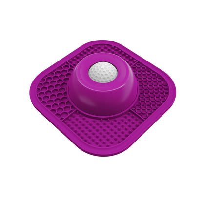 PLOSIF Slow Feeder Dog Bowl with Anti-Slip Ball-In Design for Liquid Treats - 3/4 Cup Capacity for Bone Broth and Yogurt, Ideal for Small to Large Breeds, Supports Dietary Supplement and Post-Operative Nutrition